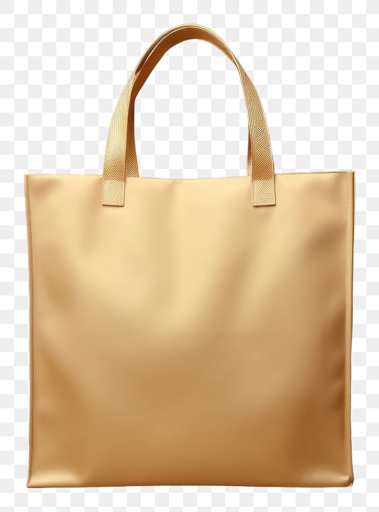 PNG Tote bag mockup handbag purse accessories.