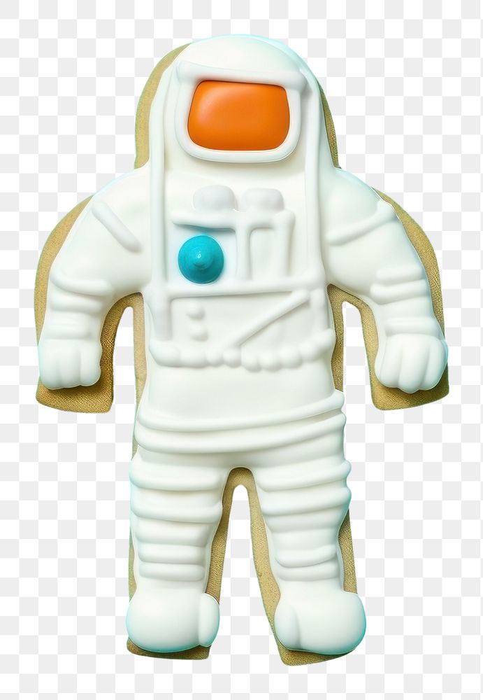 PNG Astronaut cookie toy representation. AI generated Image by rawpixel.