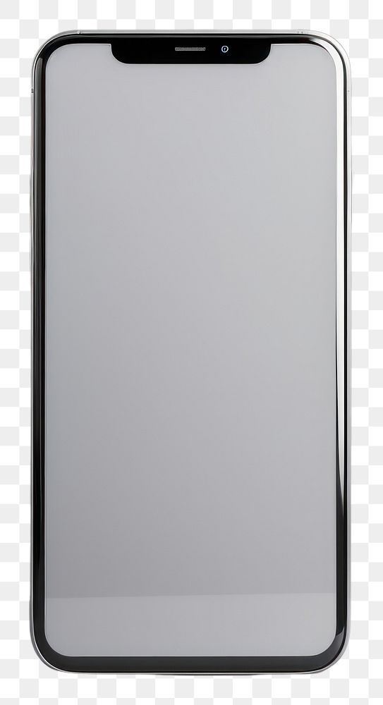 PNG Mobile phone mockup electronics gray gray background.