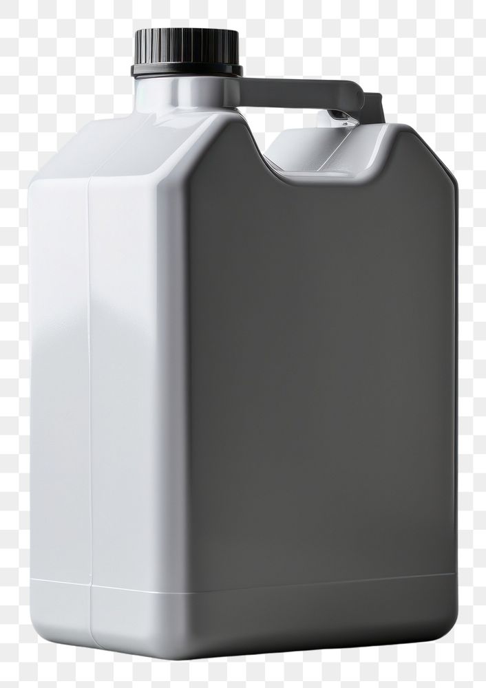 PNG Jerry can mockup bottle gray container.