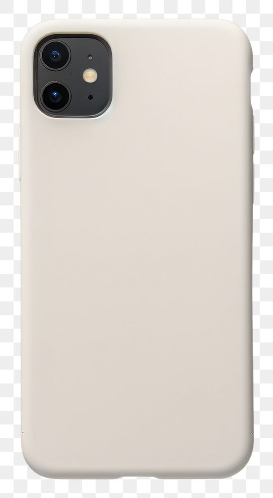 PNG Phone case packaging mockup white electronics telephone.