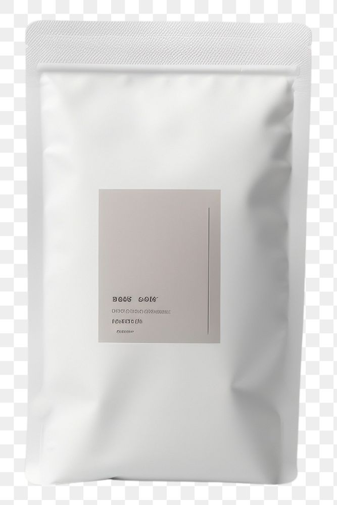 PNG Bag white background cushion powder.
