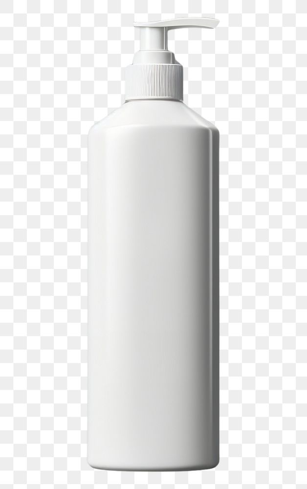 PNG Body lotion mockup cylinder bottle container.
