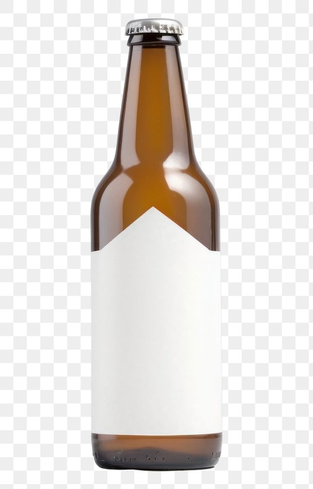 PNG Beer pack mockup bottle drink gray background.