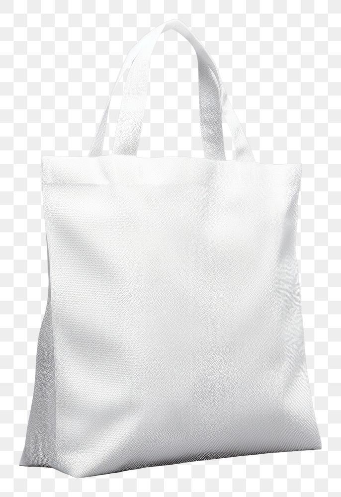 PNG Ripstop reusable bag mockup handbag white gray.