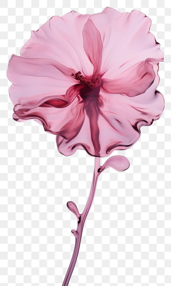 PNG Pink flower blossom petal plant.