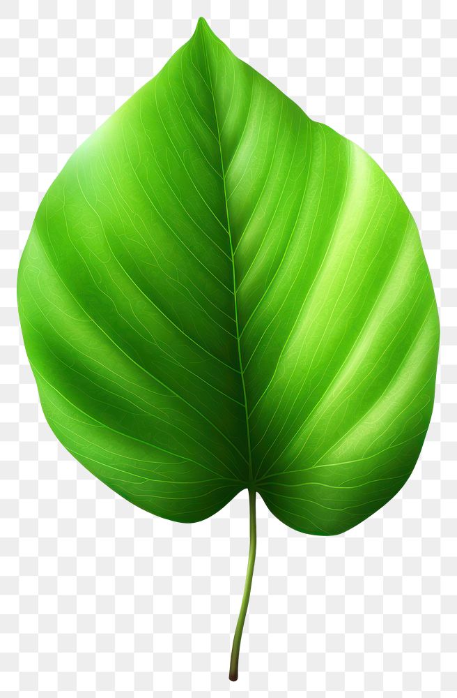 PNG Tree leaf plant green white background.