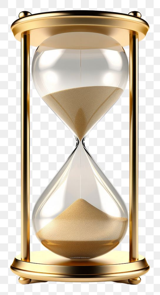 PNG A minimal hourglass white background deadline lighting