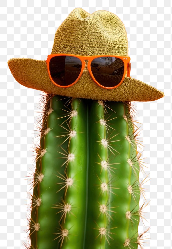 PNG Desert cactus sunglasses outdoors nature.