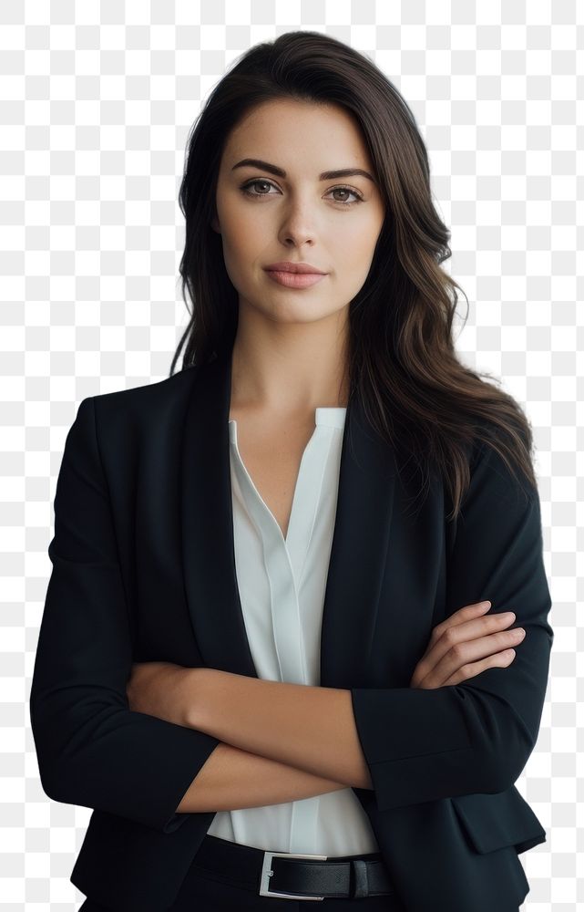 PNG Businesswoman standing office adult. AI generated Image by rawpixel.