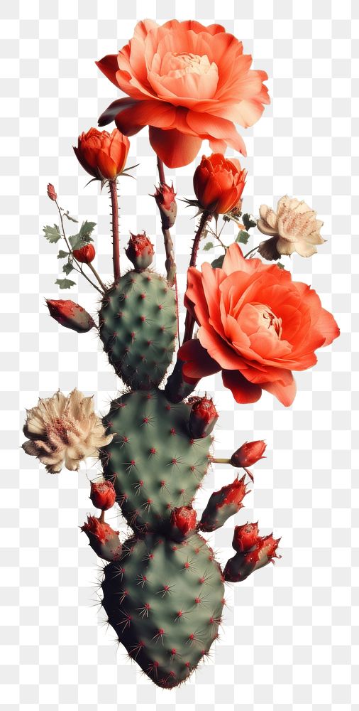 PNG Desert cactus flower plant petal.