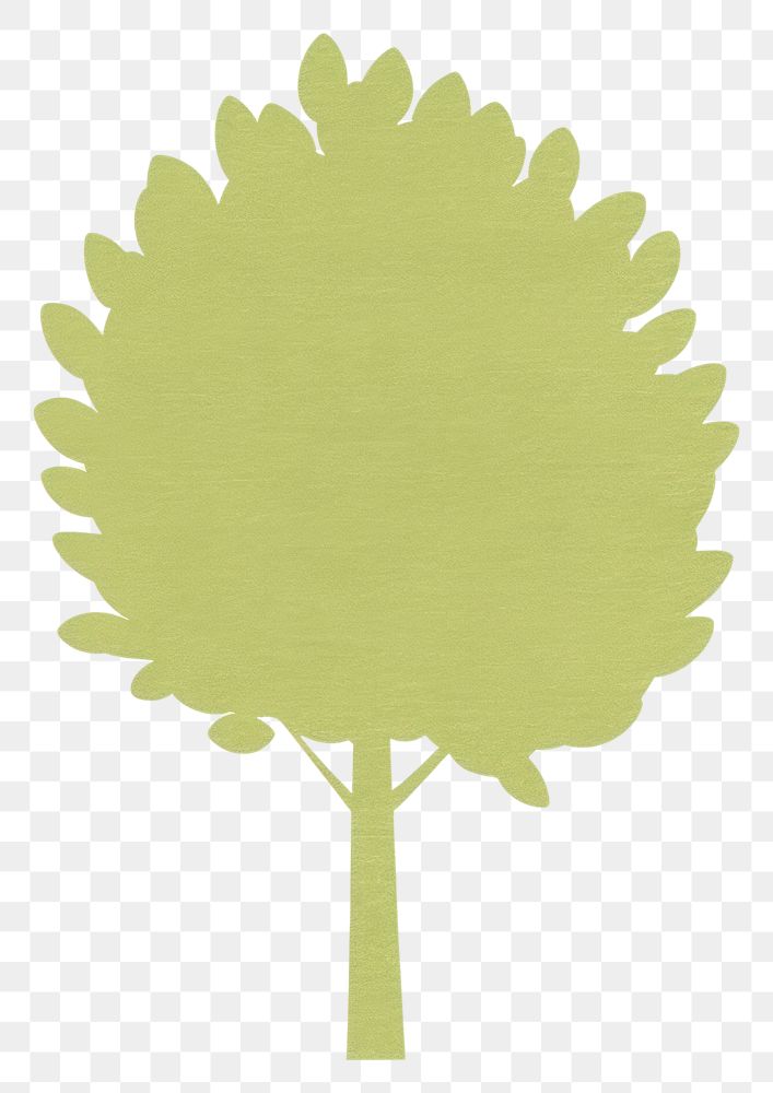 PNG Tree plant leaf white background.