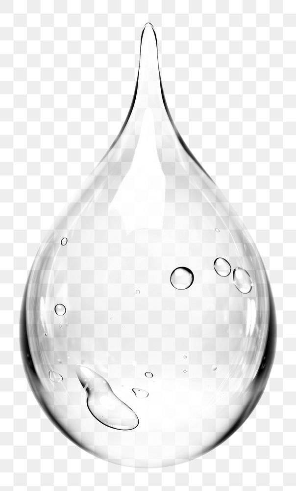 PNG  Water drop sphere glass white background. AI generated Image by rawpixel.
