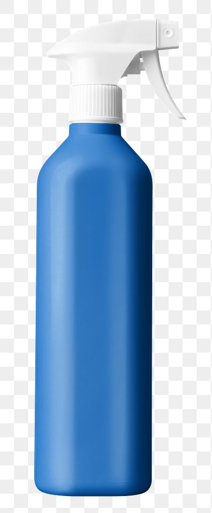 PNG blue spray bottle, transparent background