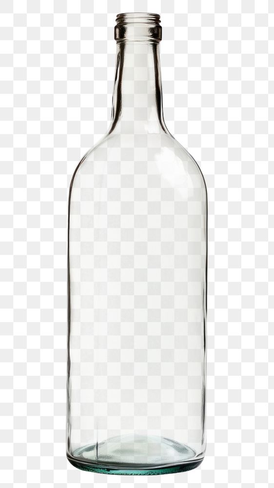 PNG  Empty bottle glass drink vase. AI generated Image by rawpixel.
