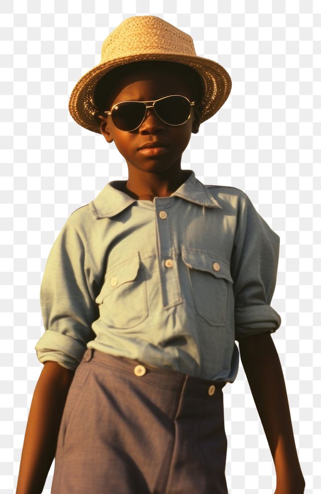 PNG Kid sunglasses portrait outdoors. AI generated Image by rawpixel.