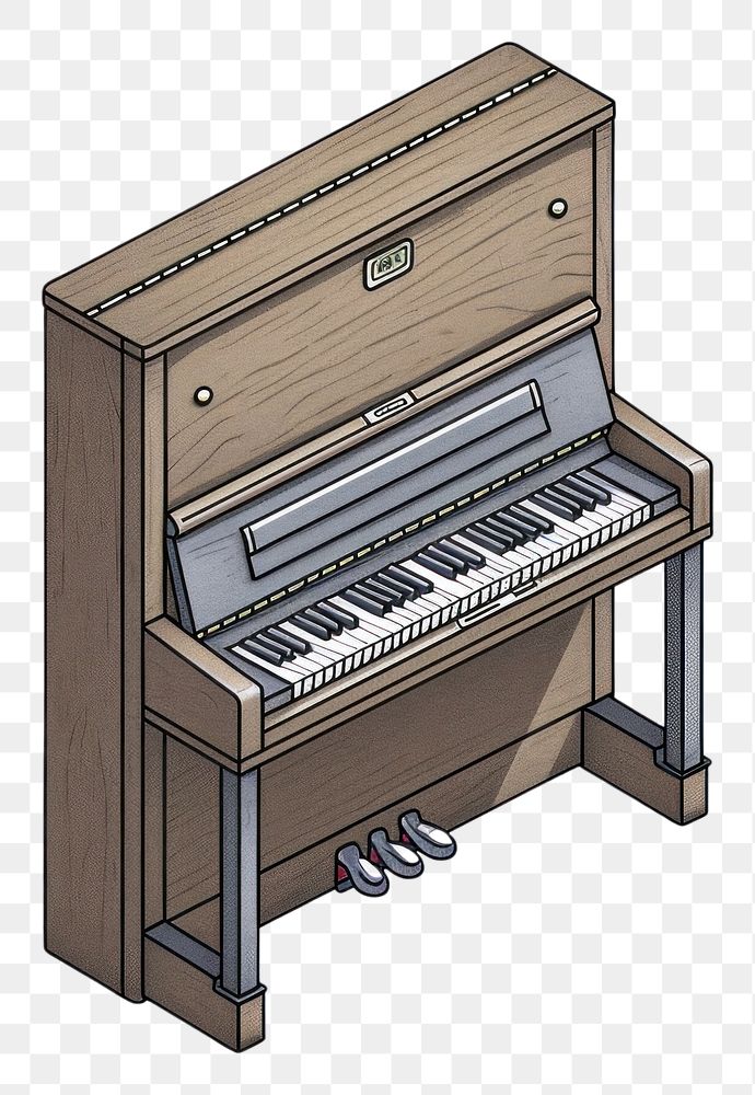 PNG Keyboard piano technology furniture.