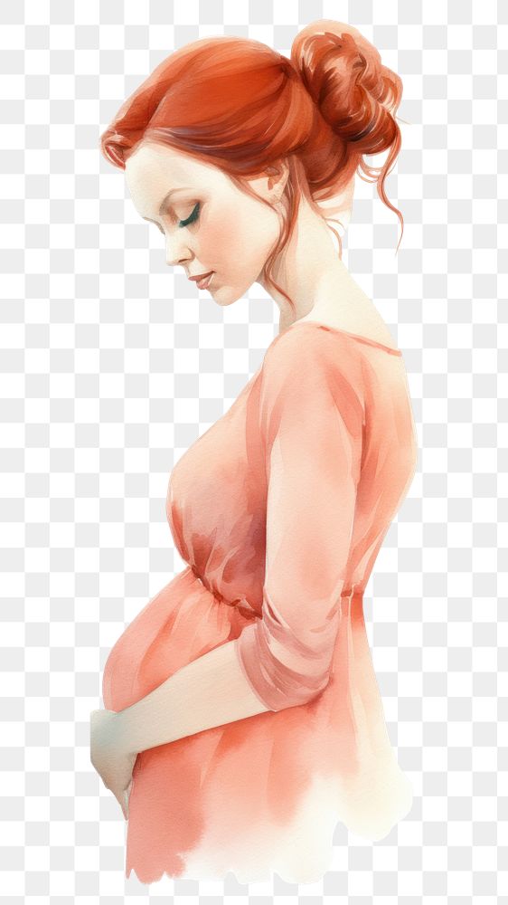 PNG Pregnant portrait dress adult.