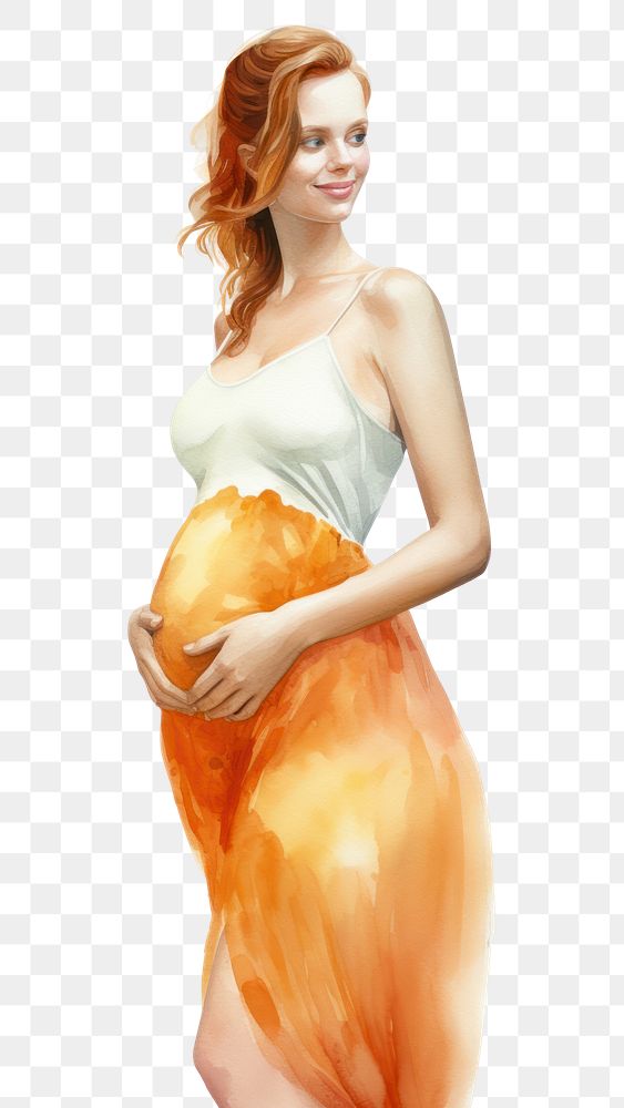 PNG Pregnant fashion dress adult.