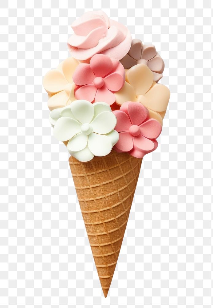 PNG Summer ice cream dessert food cone.