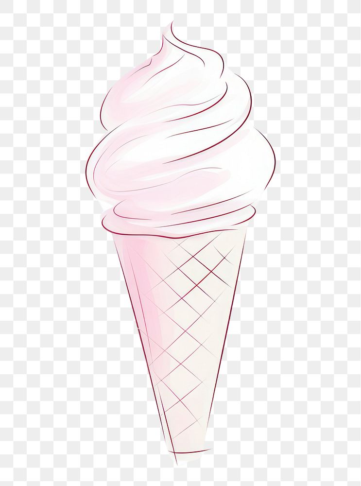 PNG Ice cream cone dessert drawing food.
