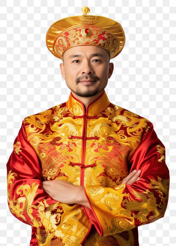 PNG Man wearing chinese costume adult architecture celebration.