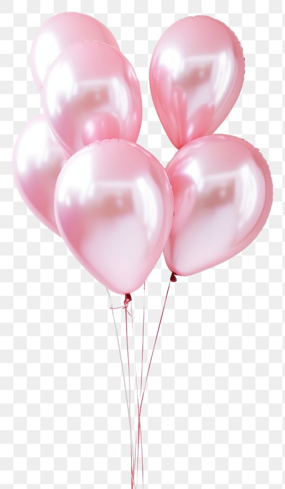 PNG Balloons in the shape of the word Love balloon pink celebration
