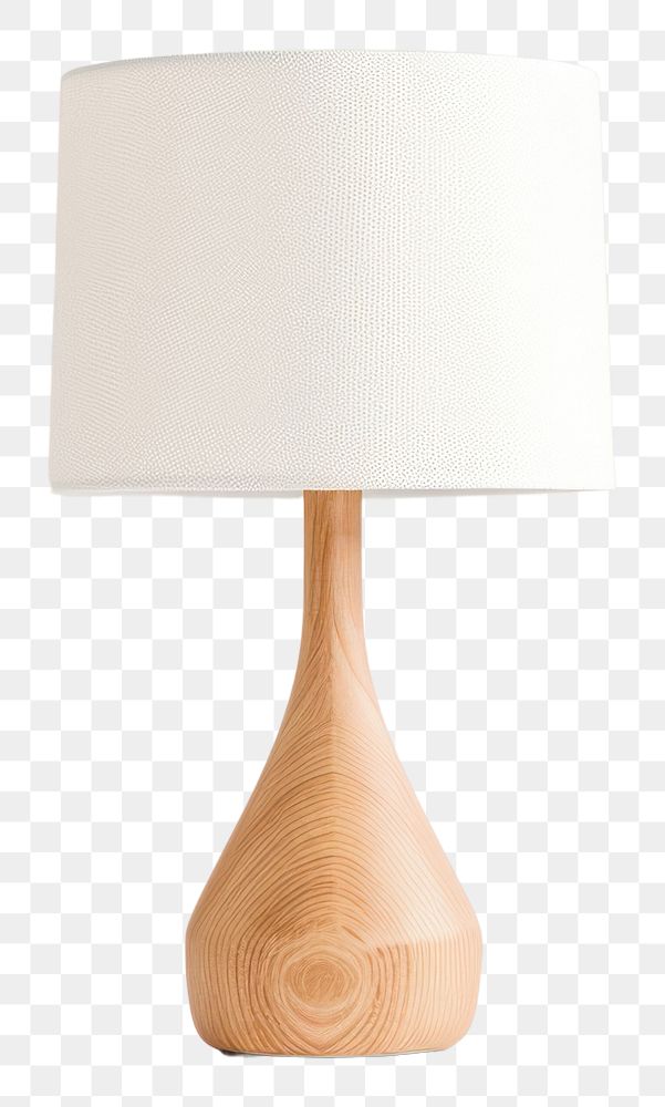 PNG  Bedside table lamp lampshade furniture lighting. AI generated Image by rawpixel.