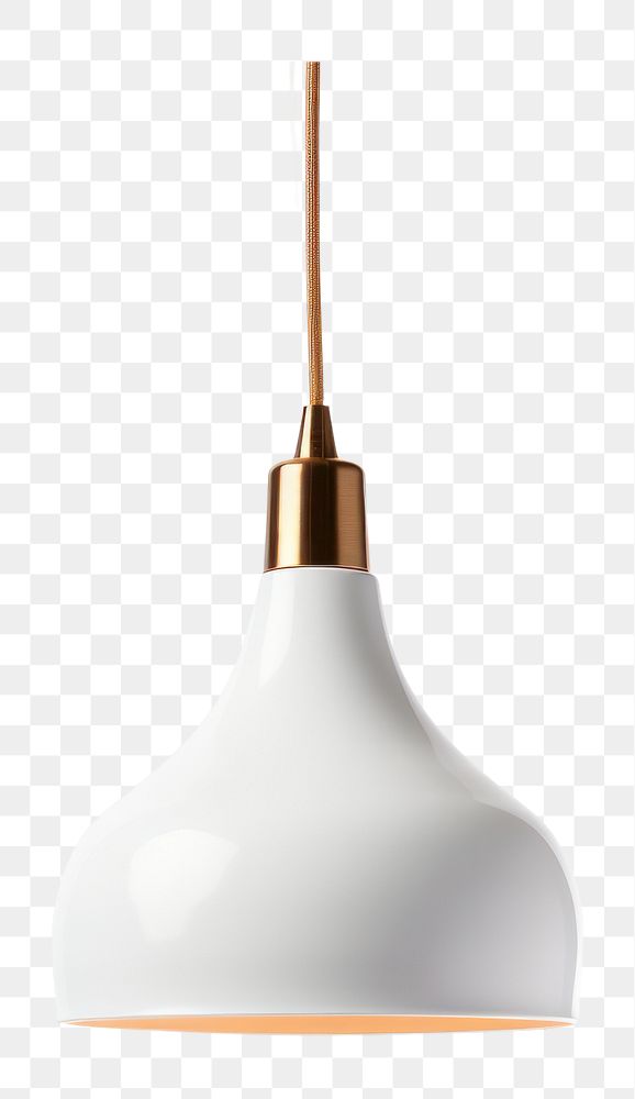 PNG Modern hanging lamp lightbulb white white background. AI generated Image by rawpixel.