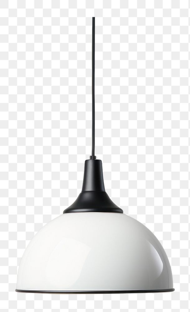 PNG Modern hanging lamp white electricity lampshade. AI generated Image by rawpixel.