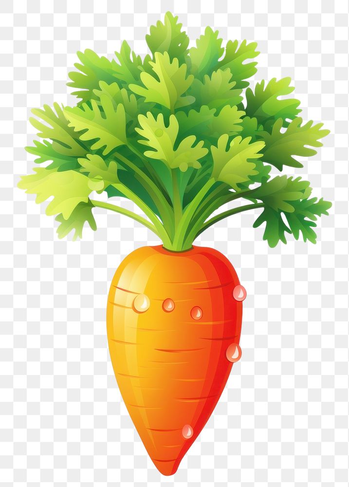 PNG Carrot vegetable parsley plant. AI generated Image by rawpixel.