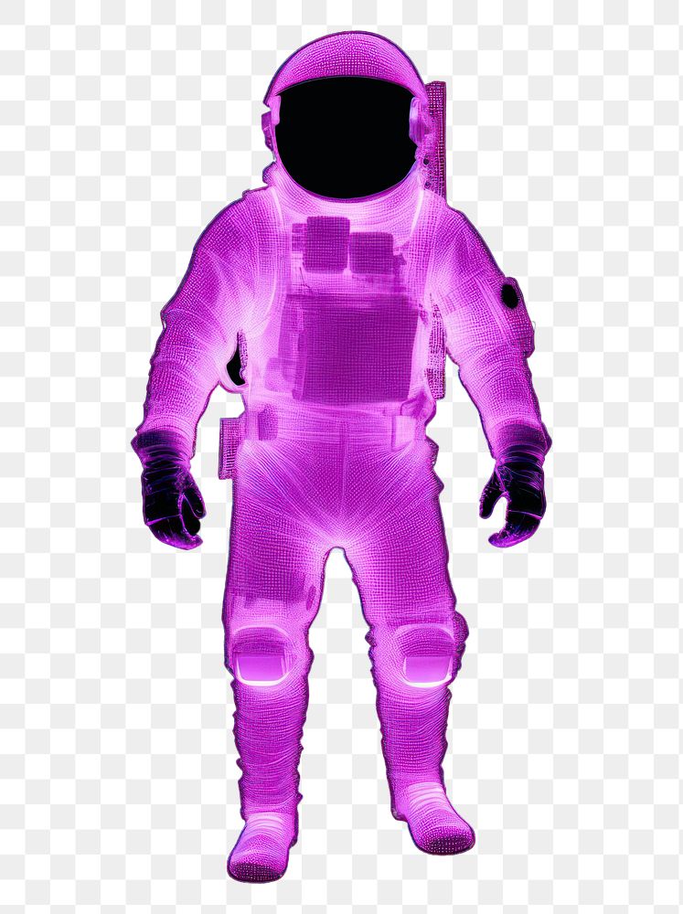 PNG  Astronaut purple futuristic protection.