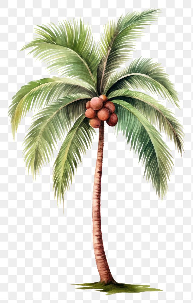PNG Tropical tree tropics coconut plant.