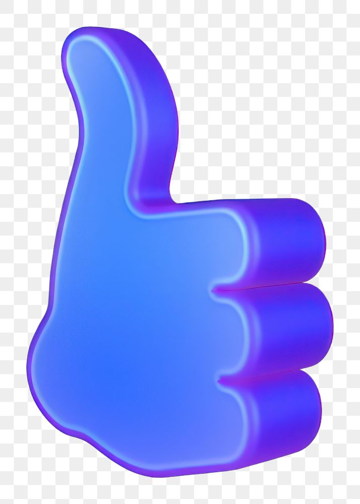 PNG Hand thumbsup blue technology gesturing. AI generated Image by rawpixel.