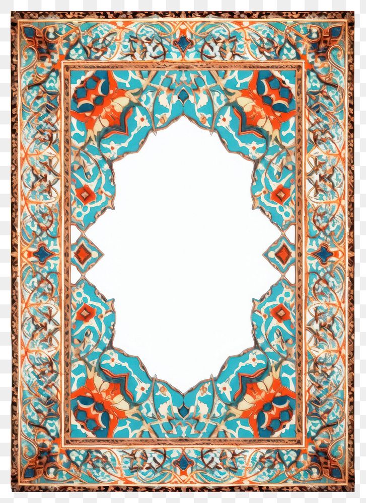 PNG Islam art style border backgrounds tapestry frame. 