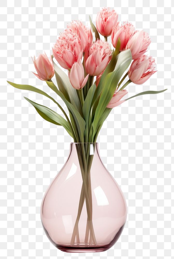 PNG  Flower vase plant white background inflorescence. AI generated Image by rawpixel.