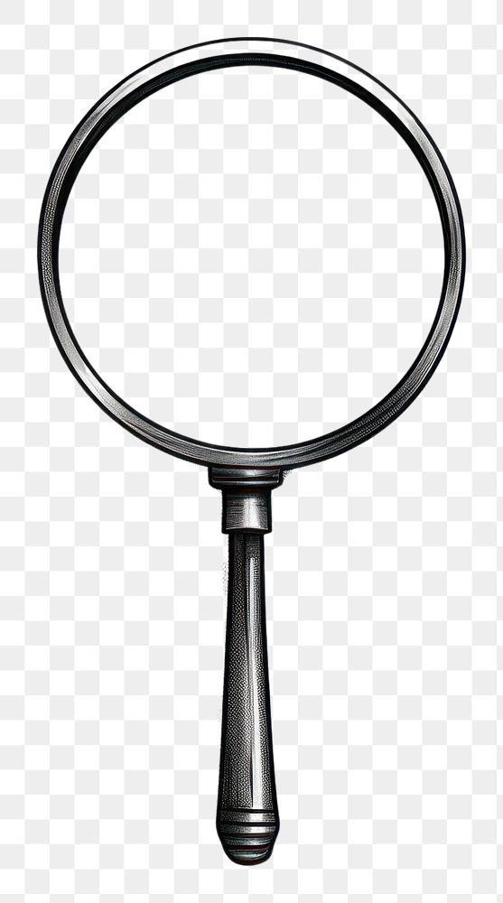 PNG Magnifying white background simplicity reflection.