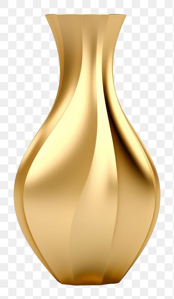 PNG Vase design gold white background simplicity elegance.