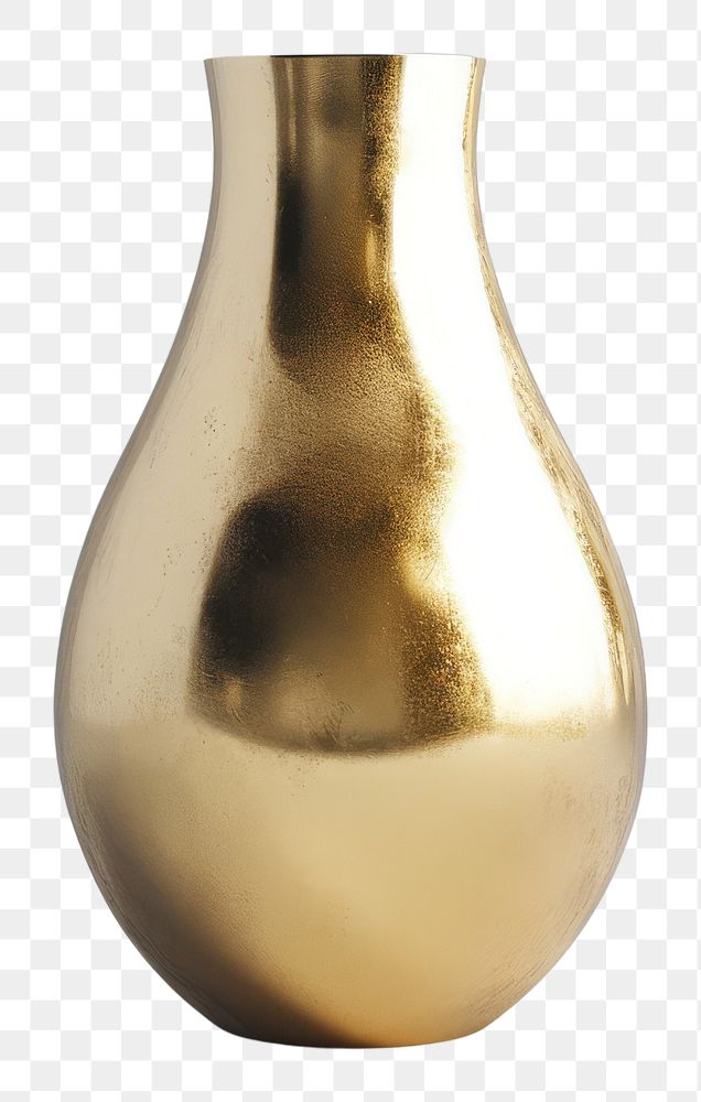 PNG Vase gold material decoration simplicity lighting.