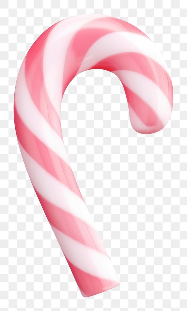 PNG  Pastel candy cane confectionery shape white background.