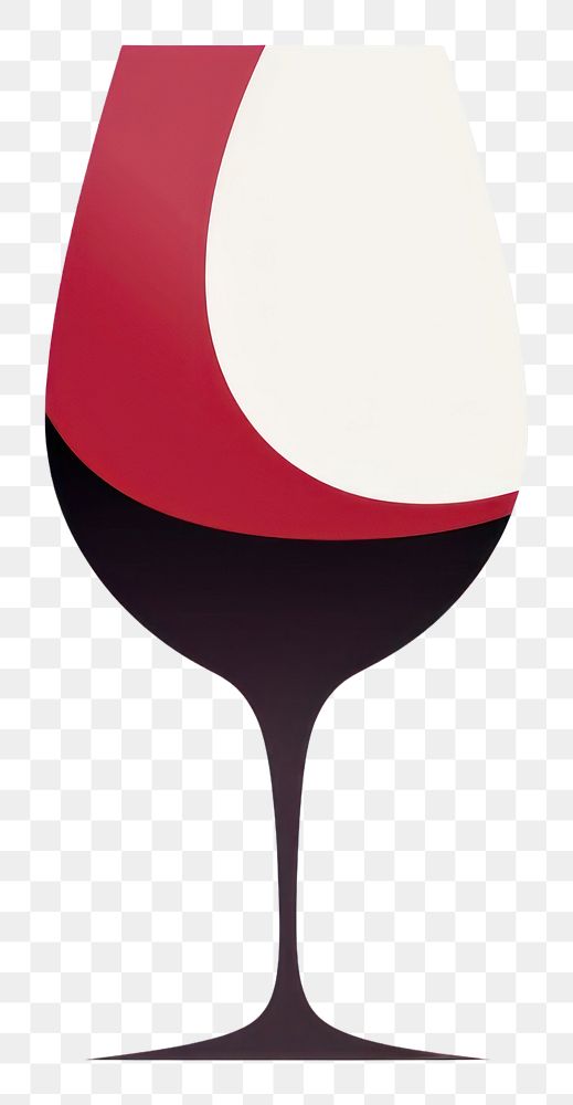 PNG A glass of wine symbol drink white background refreshment. AI generated Image by rawpixel.