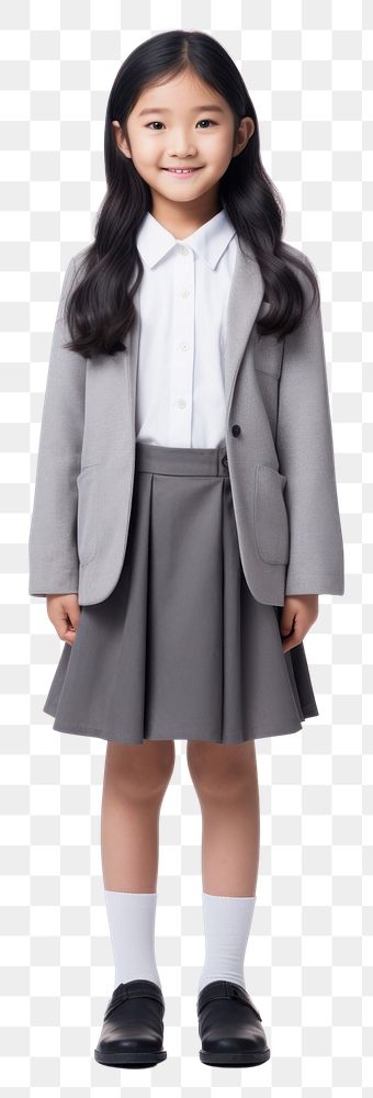 PNG A school kid footwear overcoat standing. AI generated Image by rawpixel.