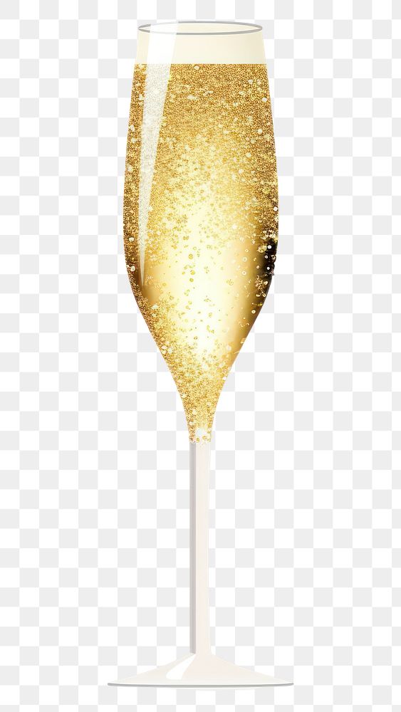 PNG  Champagne glass icon drink wine white background.