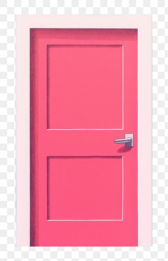 PNG Door with copy space architecture protection doorknob.