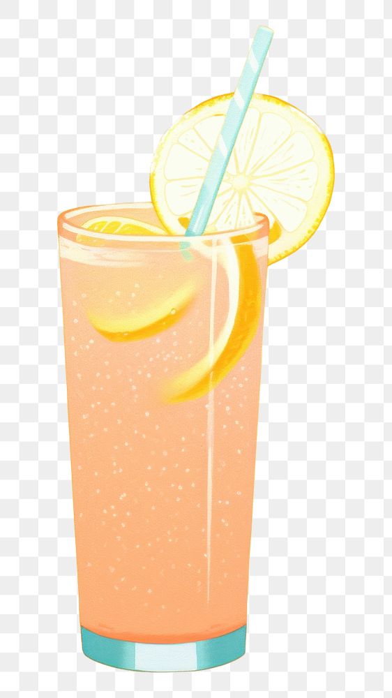 PNG  Lemonade drink juice fruit. AI generated Image by rawpixel.