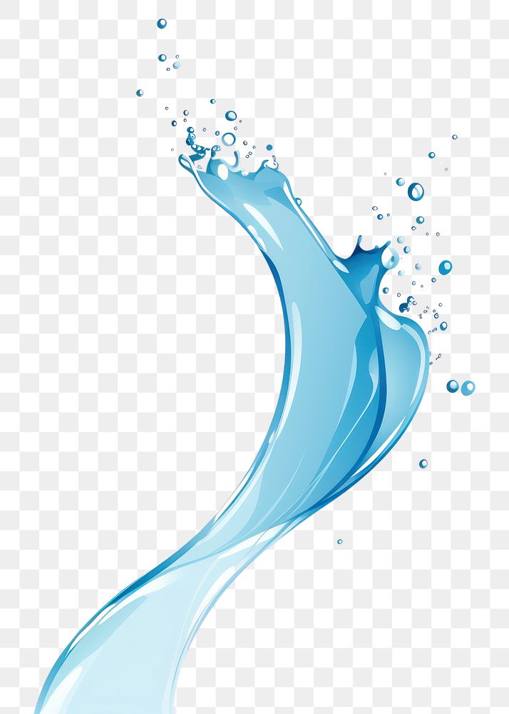 PNG  Water with drops abstract blue splattered. AI generated Image by rawpixel.