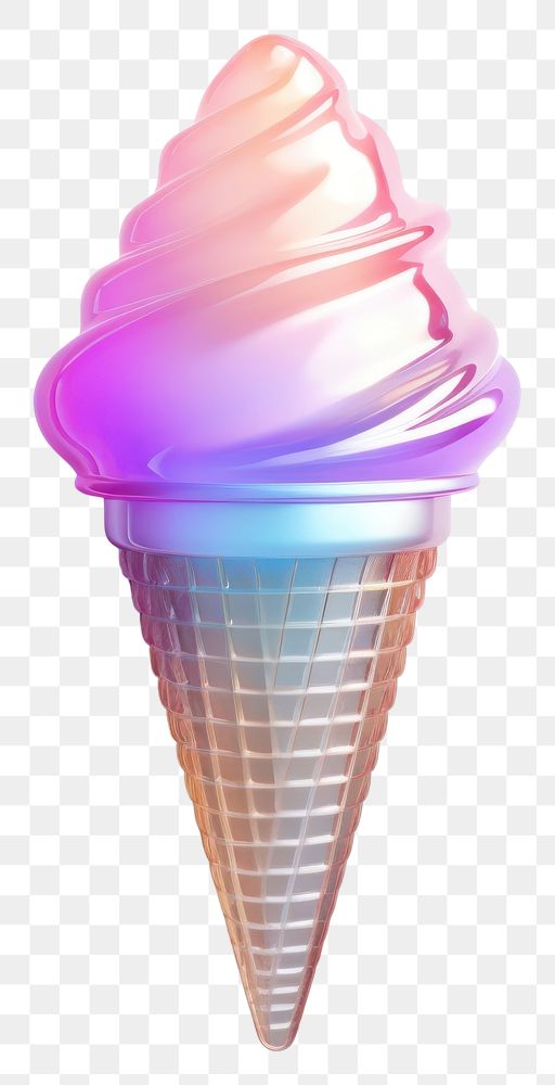 PNG Ice cream iconic dessert food cone.
