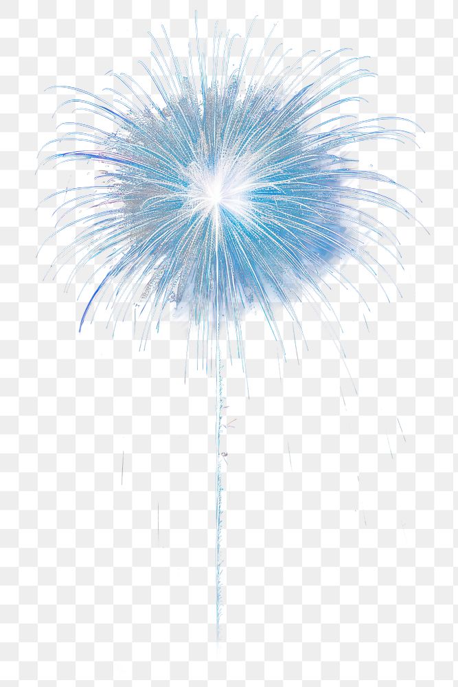 PNG  Fireworks outdoors night blue. AI generated Image by rawpixel.