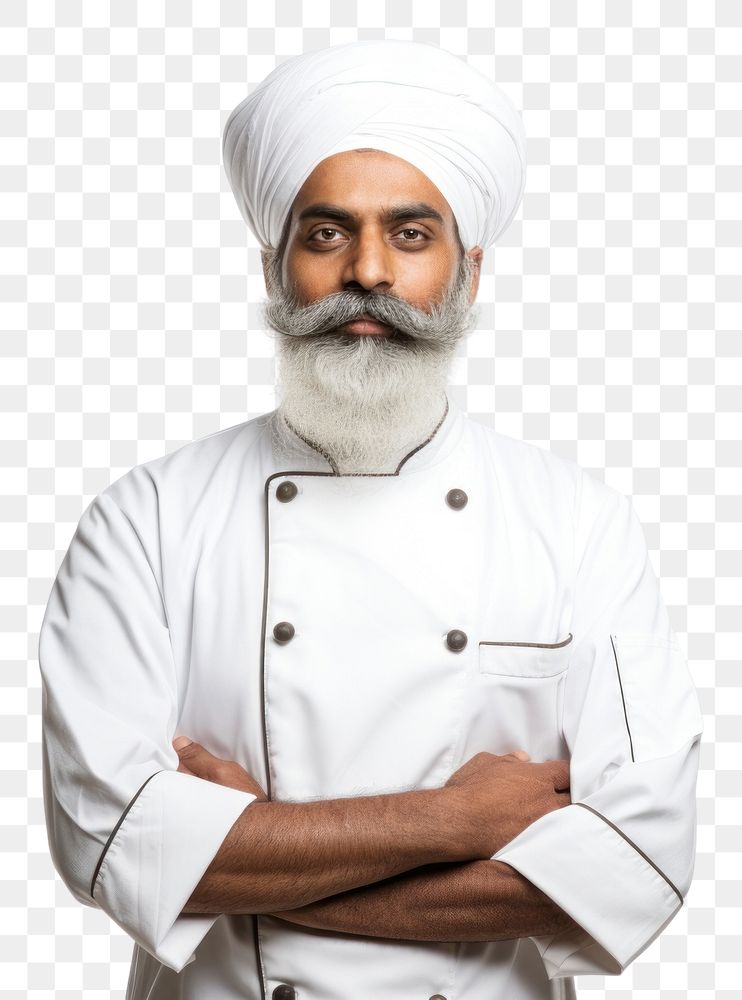 PNG  Indian chef adult copy space freshness.
