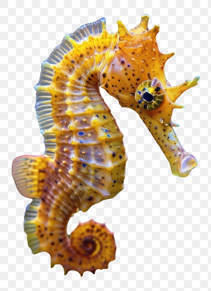 PNG Underwater photo of seahorse animal marine pomacentridae.